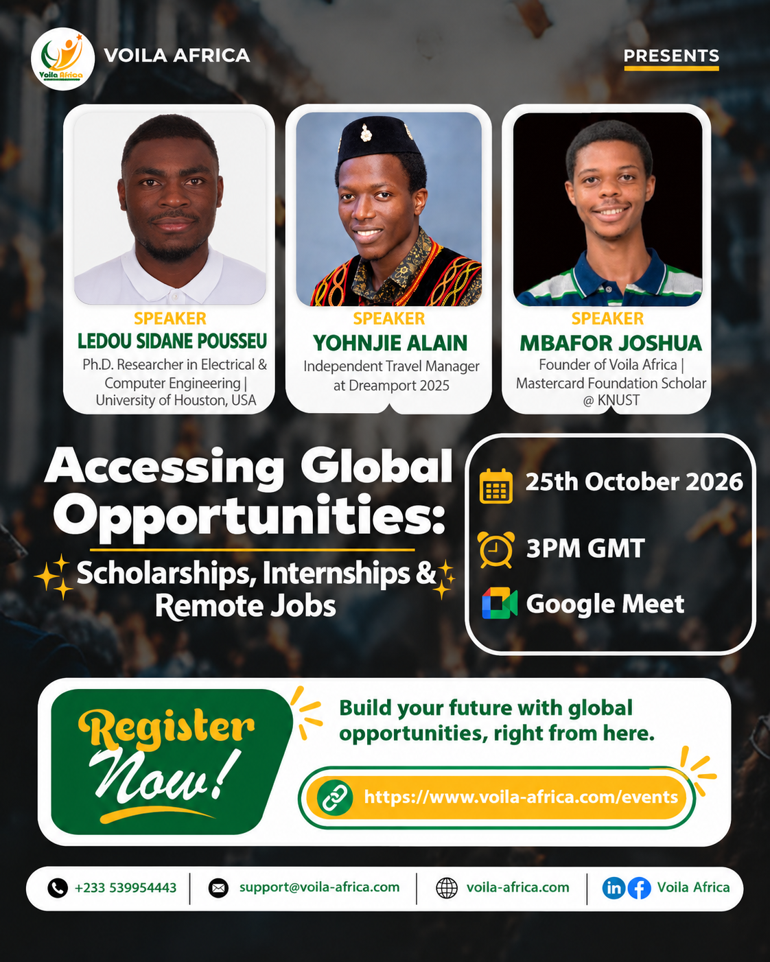 Accessing Global Opportunities: Scholarships, Internships & Remote Jobs